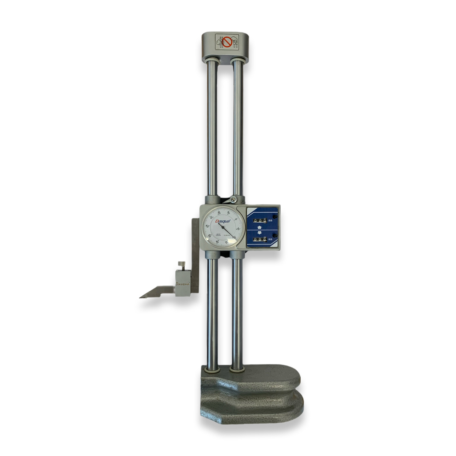 Dasqua 0-300mm double-beam dial height guage with digit counter 3221-1105