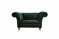 Sessel Design Relax GrüN Textil Wohnzimmer Polster Sitzer Luxus Einsitzer
