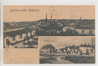 AK NÖ Sollenau Böhlerwerke Bez. Wiener Neustadt 1920