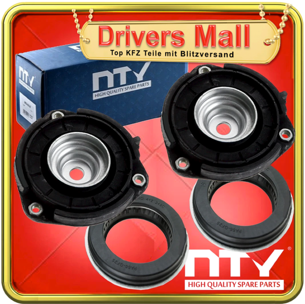 2X NTY Domlager Vorne VW Beetle Caddy CC Golf 5 1K 6 5K AJ Jetta Passat Scirocco-image