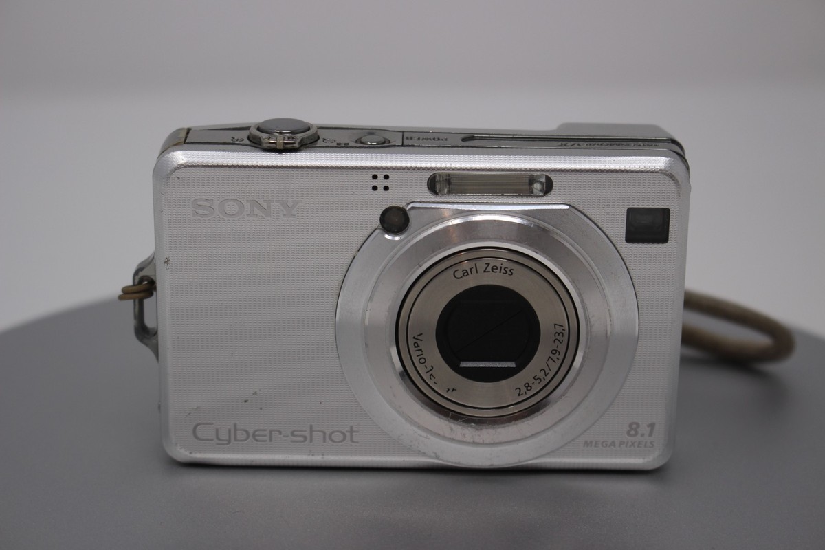 Sony Cyber-shot DSC-W100 8.1MP Digital Camera - Silver for sale