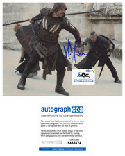 MICHAEL FASSBENDER AUTOGRAPH SIGNED 8X10 PHOTO ASSASSIN'S CREED CAL LYNCH ACOA