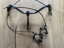 Rudge Chrome Handlebars, Brakes, Cables, Levers, Sturmey Archer Gear Shifter