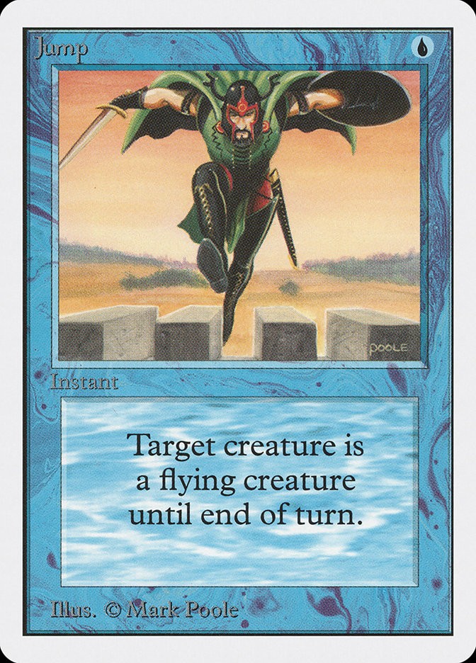 MTG Magic the Gathering Jump (61/302) Unlimited Edition MP