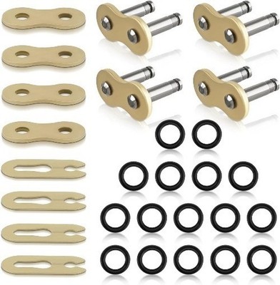 4 Pcs 520 Chain Master Link O-Ring Connecting Links Fits for Motorcycle Dirt Bik