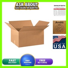 BOX USA Shipping Boxes Medium 22"L x 16"W x 10"H 20-Pack