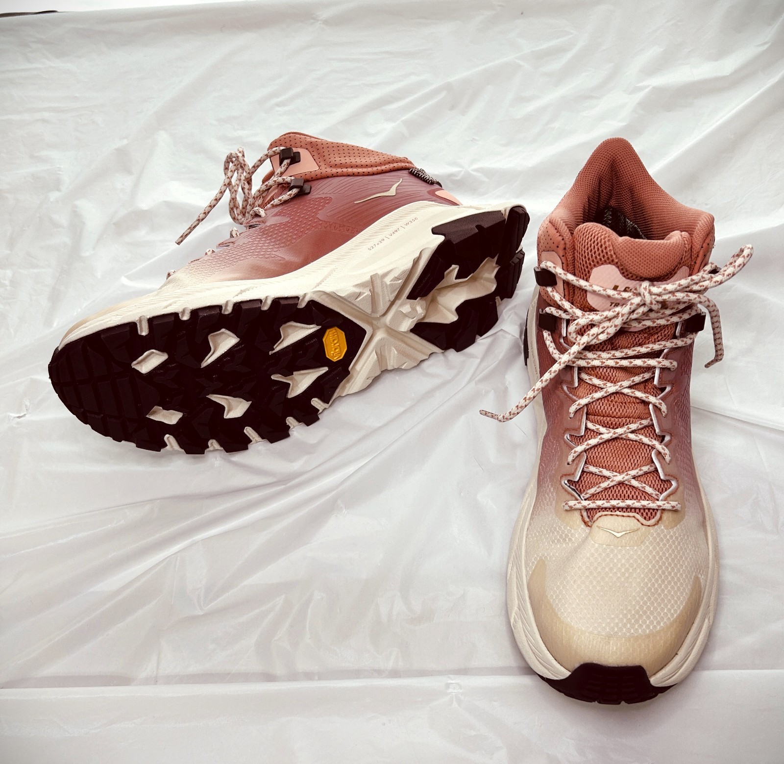 Zapatos de senderismo Hoka One One Trail Code GTX pan corto al sol para mujer talla 9B