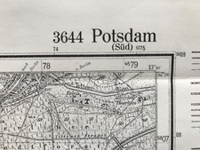Potsdam (Süd), Caputh, Michendorf, Landkarte Meßtischblatt 3644 von 1942