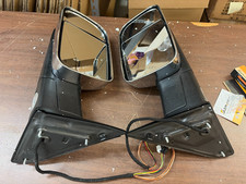 Used Chrome Tow Mirrors Heated W Temp Sensor For 2009-2018 Ram 1500 2500 3500