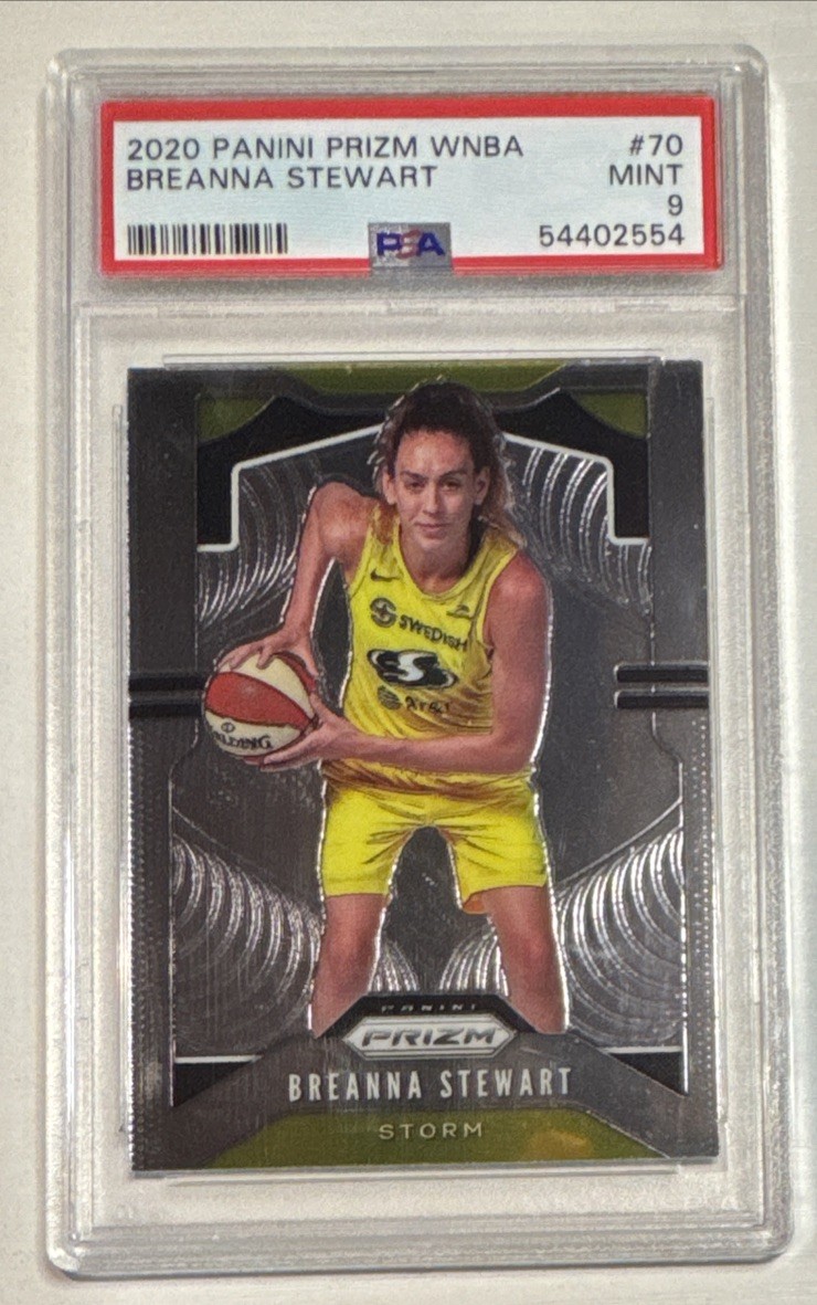 Breanna Stewart 2020 Panini Prizm WNBA #70 PSA 9 Mint - Seattle Storm view 1