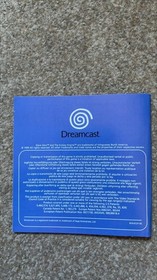 Manual Slave Zero Dreamcast SOLO folleto de instrucciones de repuesto