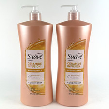 Suave Ceramide Infusion Age Brilliance Conditioner 28 oz 2 Pack For Dry Hair New