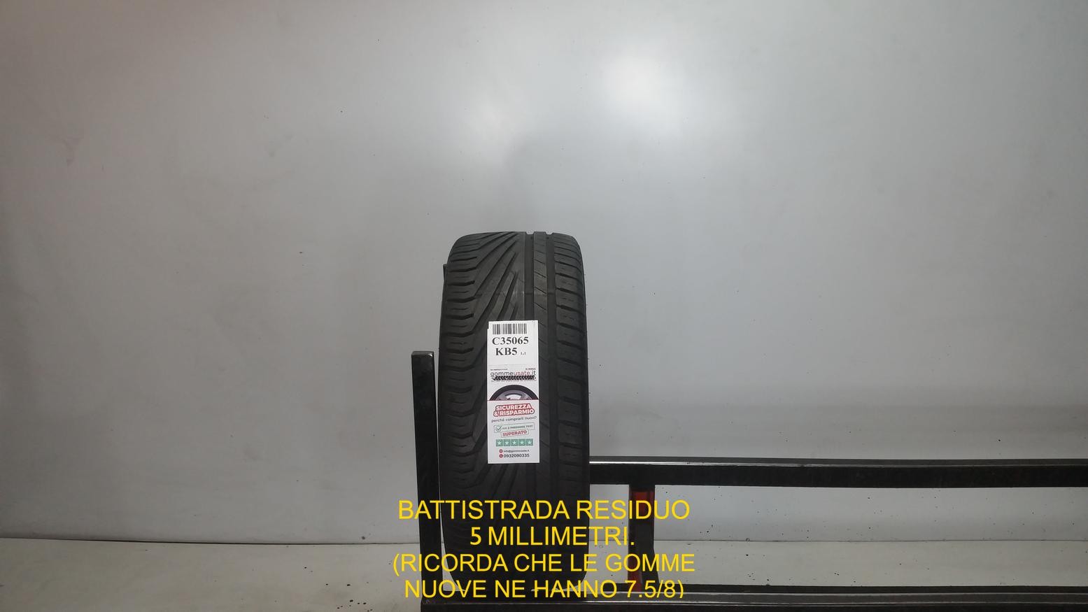 GOMME USATE 215/45R16 90V UNIROYAL RAINSPORT 3 PNEUMATICI USATI C35065