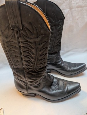 Tony Mora Cowboystiefel Westernstiefel Gr. 37 Schwarz Leder