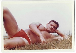 SIGNED Original 1960s Champion Studio Cacopardo 3.5 x 5 Photo Vintage Physique