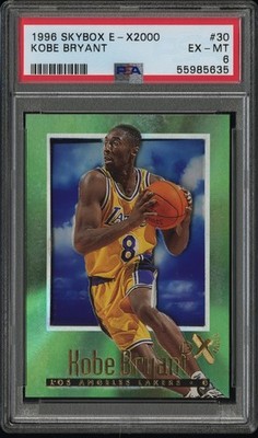 その他 1996 Skybox E-X2000 Kobe Bryant #30 PSA 6 1996 SKYBOX E-X2000 KOBE BRYANT #30 ROOKIE RC EX-MT
