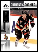 2011-12 SP Game Used Stephane DaCosta Rookie 105/699 Ottawa Senators #157