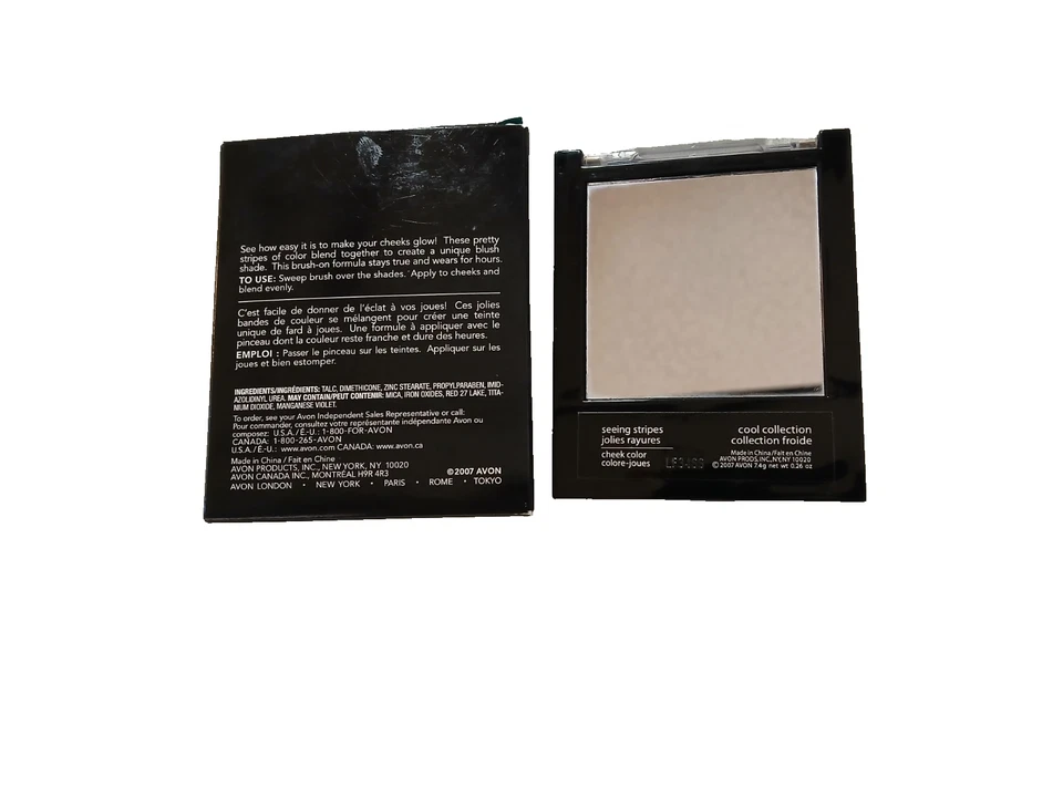 AVON Seeing Stripes Cheek Color (0.26 oz) "COOL COLLECTION" -Super Rare - NEW!!! - Image 4 of 4