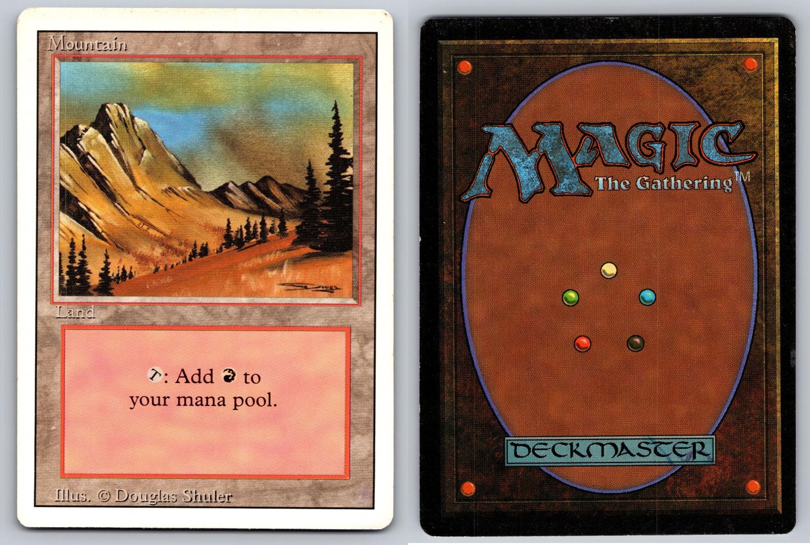 MOUNTAIN (C) 292 LAND REVISED EDITION MAGIC: THE GATHERING LP