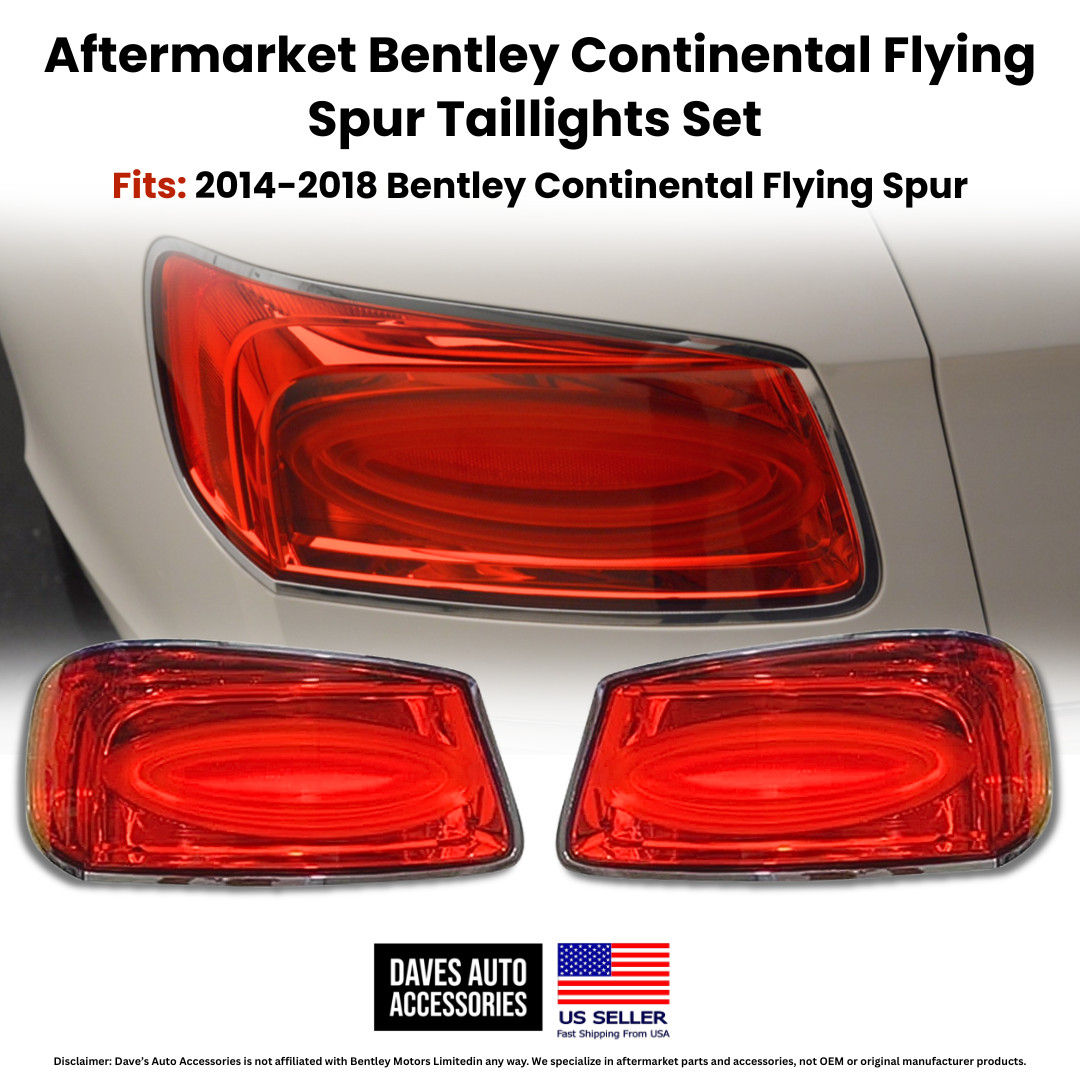 2014-2018 Bentley Continental Flying Spur LED Taillights Set OE Style Left+Right
