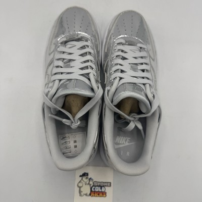Size 8.5 - Nike Air Force 1 SP Liquid Metal - Chrome W for sale