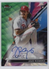 2021 Topps Finest Green Wave Refractor /99 JoJo Romero #FA-JRO Auto 13nz