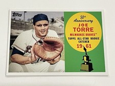 2008 Topps Baseball All-Rookie Team 50th Anniv. - Joe Torre - Milwaukee Braves