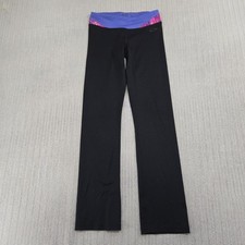 Champion C9 Pants Girls Medium 7-8 Black DuoDry Flare Yoga Athletic Stretch