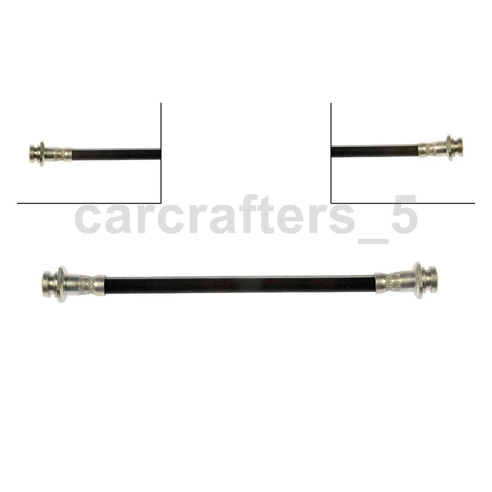 4 Front Rear Brake Hydraulic Hose For 2004 2005 2006 2007 Suzuki Aerio 2.3L - Image 3 of 4