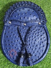 Scottish Handmade Ostrich Leather Vintage Style Traditional Sporran For Kilt