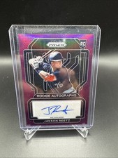 2022 Panini Prizm Jakson Reetz Rookie Card Purple Prizm Auto /50 RA-RE SP