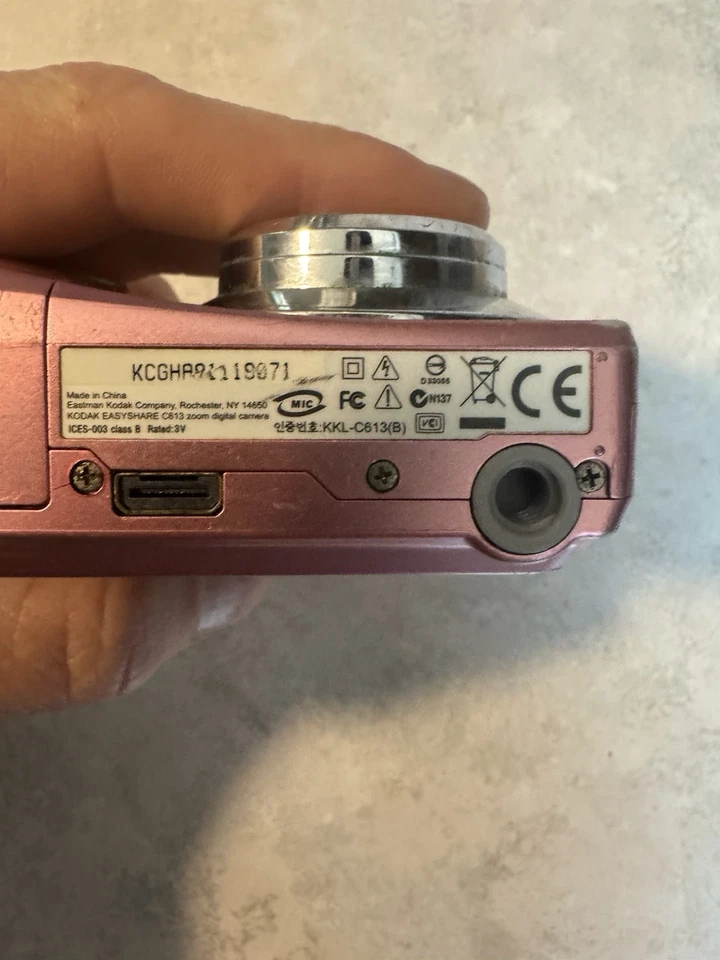 Kodak EasyShare C613 6.2MP Digital Camera - Pink Tested - Image 4 of 4