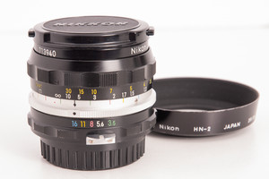 Nikon Nikkor-H Auto 28mm f/3.5 *Exc+ Pre-Ai Sharp Portrait Lens F, F2, FT, FTn