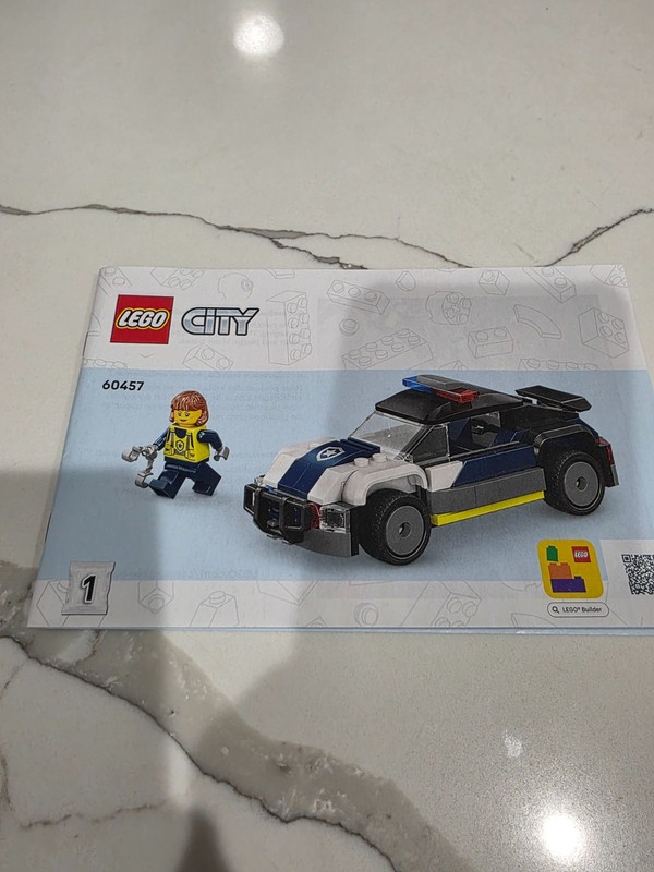 Rare lego instruction manual duplicate front and back covers (factory error)