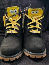 Men's SpongeBob Timberland Boots Size 13
