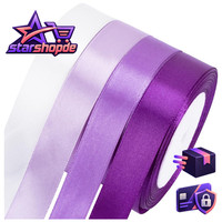 Satinband Lila 20Mm X 22M Dekoband Geschenkband Schleifenband FüR Hochzeit DIY