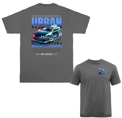 Camiseta Urban Racing Drift Importada Afinada Personalizada Gráfica Coche Deportivo - Imagen 7 de 17