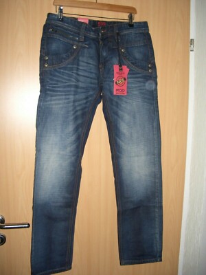 M.O.D. Jeans Sven Regular Fit NOS Low Rise Berry blue Au14-1128 Gr.W30/L32