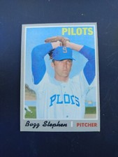 1970 Topps Baseball #533 Buzz Stephen - Seattle Pilots RC Ex Read Description 