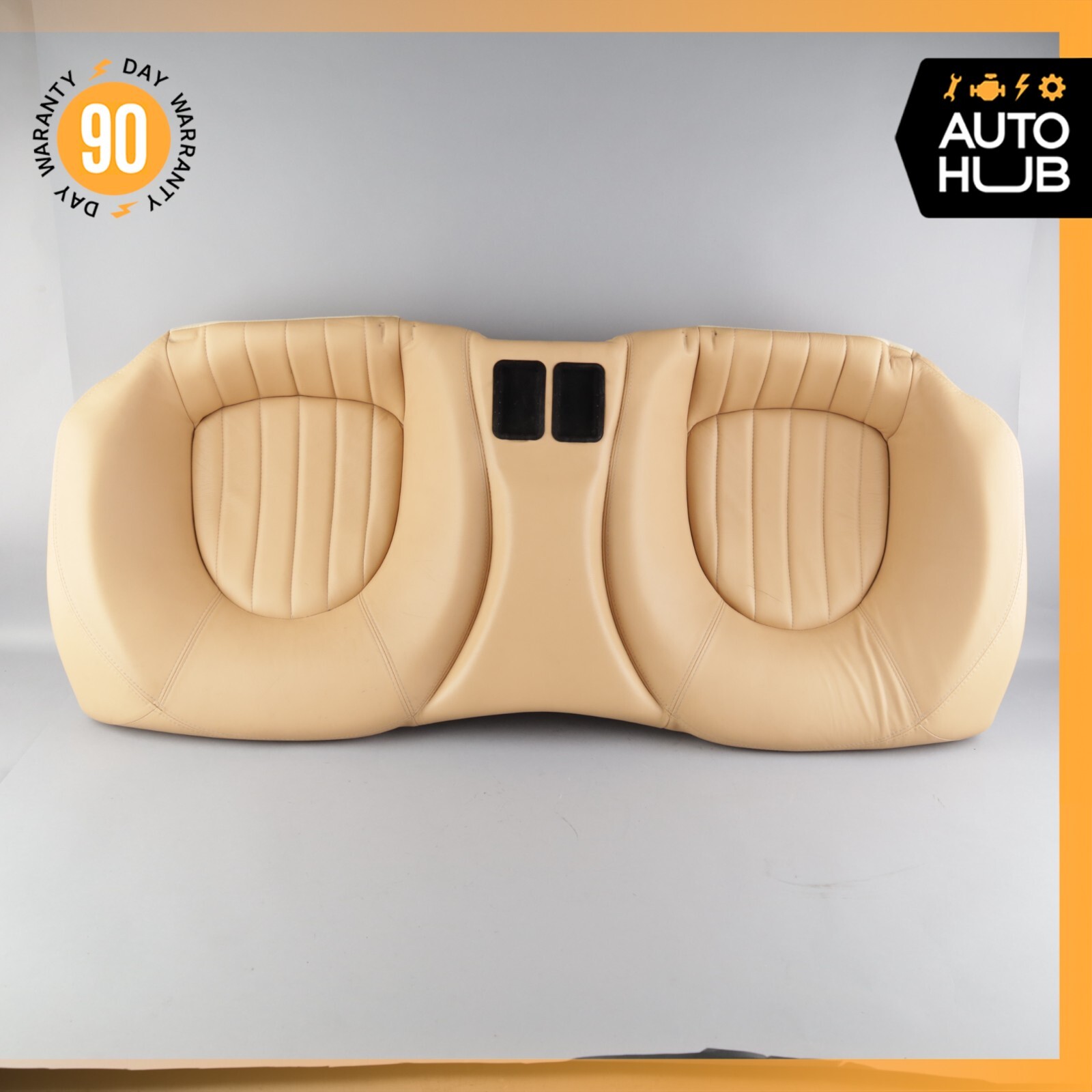 02-07 Maserati Coupe 4200 M138 Rear Seat Cushion Lower Bottom Beige OEM 67k