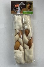 Hartz Combo 10 Inch Pig Skin And Rawhide Brai...