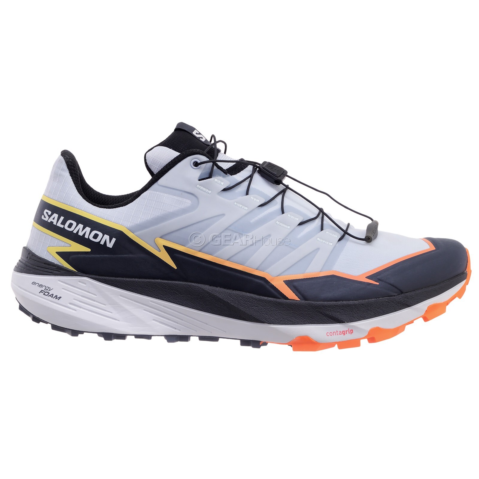 Мужские кроссовки для треккинга Salomon Thundercross серо-черные Размер 13 16290₽