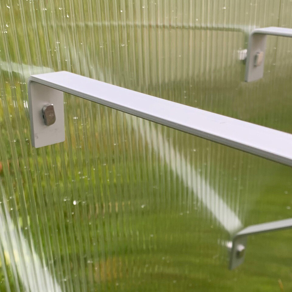 Pair of Aluminium Greenhouse Shelving Brackets (27cm) Shelf Supports eBay