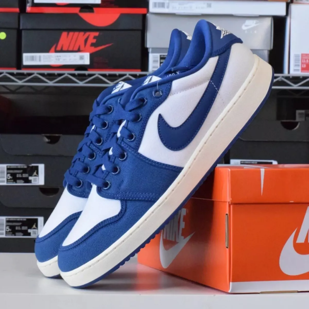 Nike Air Jordan 1 KO Low Kentucky Dark Royal Blue White DX4981-103 Mens New