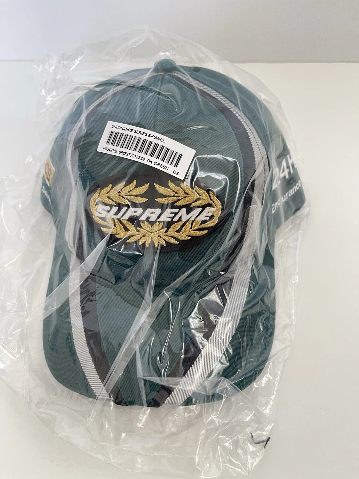 Casquette 6 panneaux verte Supreme Endurance Series