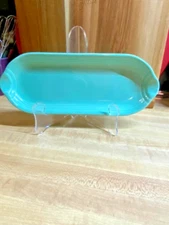 Fiesta Seamist Relish Utility Tray Corn On The Cob Dish