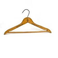 Vintage THE SHERATON - BUFFALO NY Wooden Coat Hanger