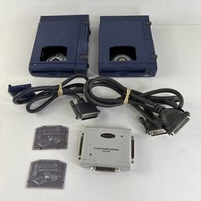 Lot of 2 UNTESTED AS IS Iomega External Drives: Zip100 Zip With Cables Switch