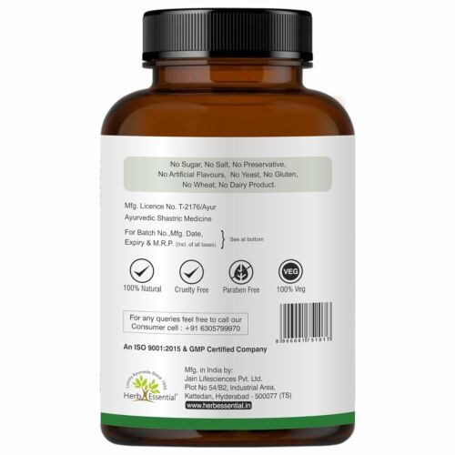 Herb Essential Gotu Kola Centella Asiatica 60 Count F/Shipping - Foto 7 di 7
