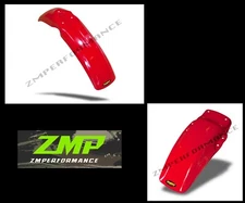 NEW HONDA XR100 85-00 FIGHTING RED PLASTIC FRONT AND REAR MOTORCYCLE FENDER SET